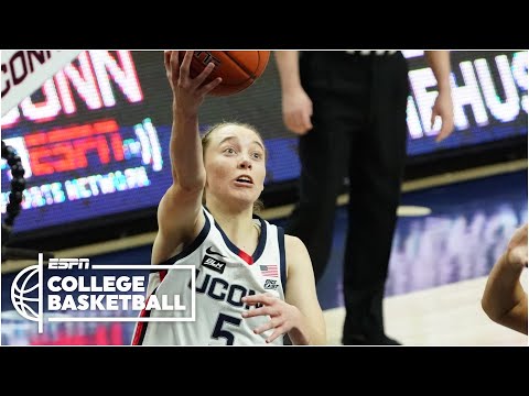 對康州大學的佩奇-貝克斯連續3場30分的比賽的反應|大學比賽日倒計時 (Reacting to UConn's Paige Bueckers 3-straight 30-point games | Countdown to College GameDay)