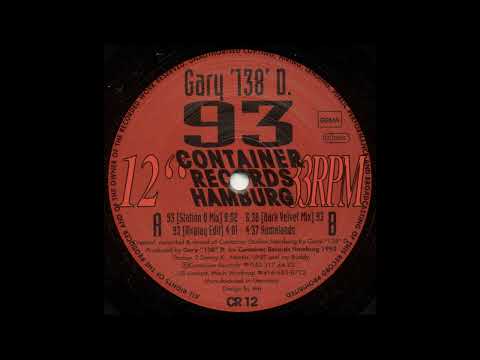 Gary 138 D - 93 (Dark Velvet Mix) (Trance 1993)