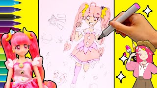 スタートゥインクルプリキュア 本気のお絵かき！ラメでキラキラに大変身！手作り 小物 DIY ❤︎アンリルちゃんねる❤︎
