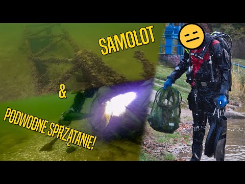 Samolot & Podwodne sprzątanie :) - Nurkowanie Jez. Morzycko oraz Gross
