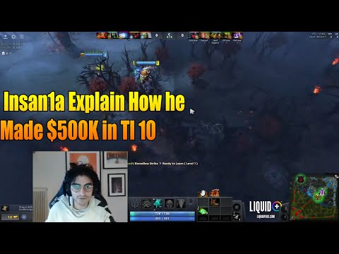 Insan1a Explain How he Made 500K in TI 10