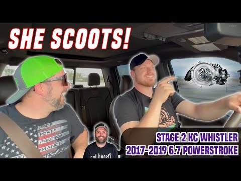 Driving the KC Whistler - 6.7 Powerstroke LOUD Whistle!