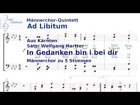 In Gedanken bin i bei dir