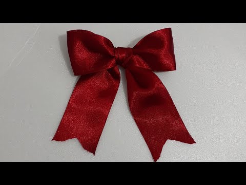 How to Make a Perfect Bow with Your Fingers/Quick and Easy 🎀