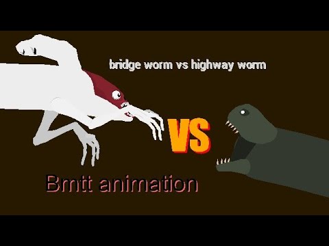 Bridge Worm Vs HighWay Worm | Stick Nodes Animation | Remake