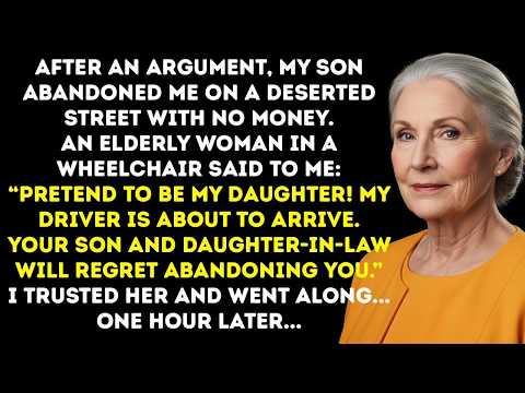 “Pretend I’m Your Mother  Your Son Will Regret What He Did,” Said An Old Woman In A Wheelchair