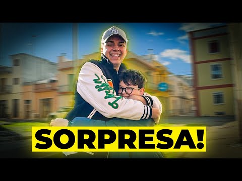 SURPRISE a fan, I'm going to his house! (Exploring with him)