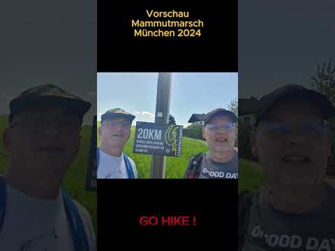 #Shorts Mammoth-March Munich 2024 - Preview for the ultrahike near Lake Starnberg in Bavaria Germany
