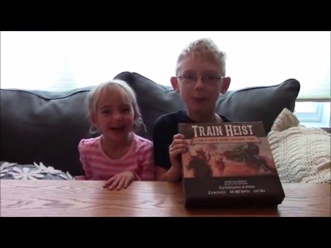 Owen & Lisette Play Train Heist