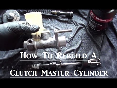 How to rebuild a hydraulic clutch master cylinder