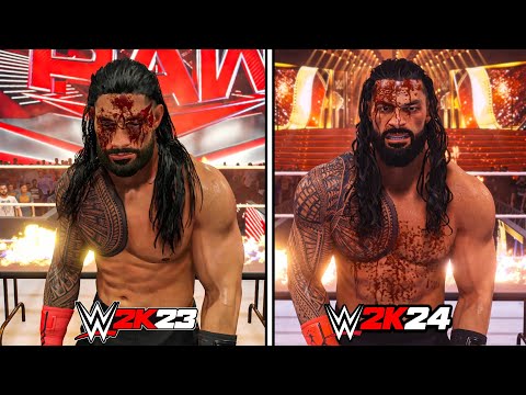 WWE 2K24 vs. WWE 2K23: Amazing Details Comparison