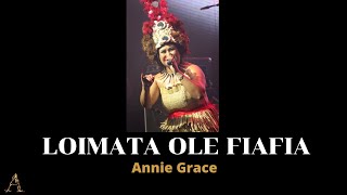 Loimata ole fiafia By Annie Grace LYRIC VIDEO
