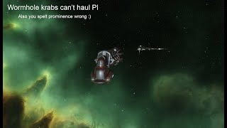 [Eve-Online] Wormhole PI Krab gets stuck in a bubble, twice