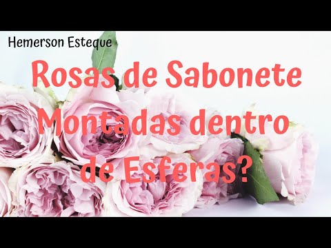 Esfera de Rosa pétala a pétala em sabonete...🌹🌹🌹