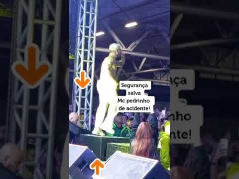 MC Pedrinho é SALVO pelo segurança! Veja o que aconteceu