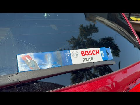 Install and quality check of the Bosch Rear Wiper Blade