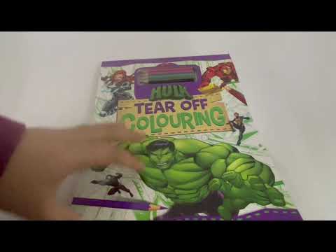 9781803684888 Marvel Hulk Tear Off Colouring Book