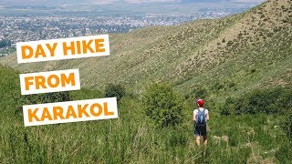 Day Hike in Karakol, Kyrgyzstan travel vlog