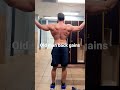 Old man back gains