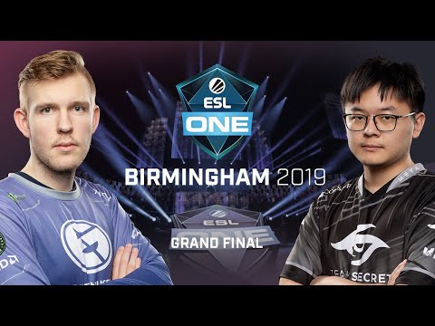 Dota2 - Evil Geniuses vs. Team Secret - Game 1 - Grand Final - ESL One Birmingham 2019