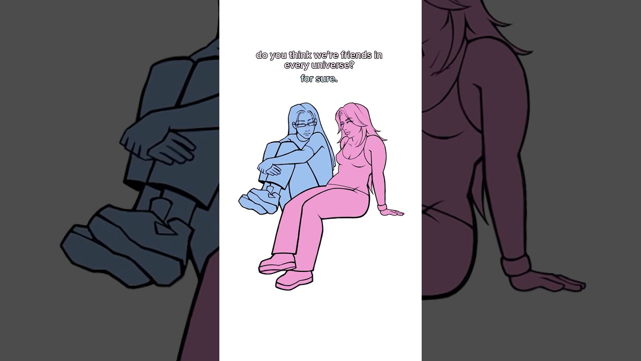 do you think we're friends in every universe? #originalcharacter #digitalart #animatic