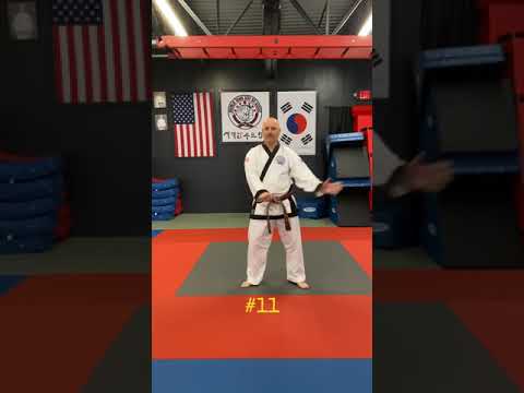 One step sparring techniques hands 11-15