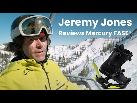 Snowboardbindung der nächsten Generation? JEREMY JONES fährt die Mercury FASE®