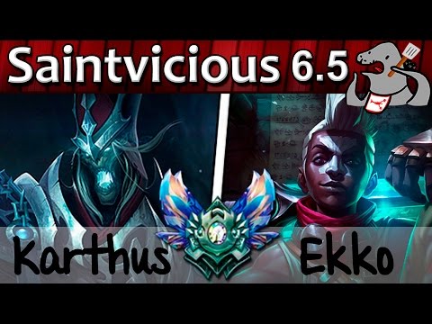 Saintvicious - Karthus vs Ekko - Jungle - Diamond S6 | 51