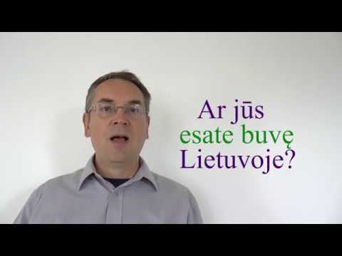Lithuanian Lesson 75 - Ar esate buvę? - Have you been to...?