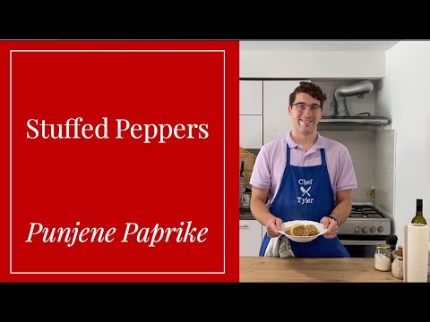 Punjene Paprike, Croatian Stuffed Peppers 🫑