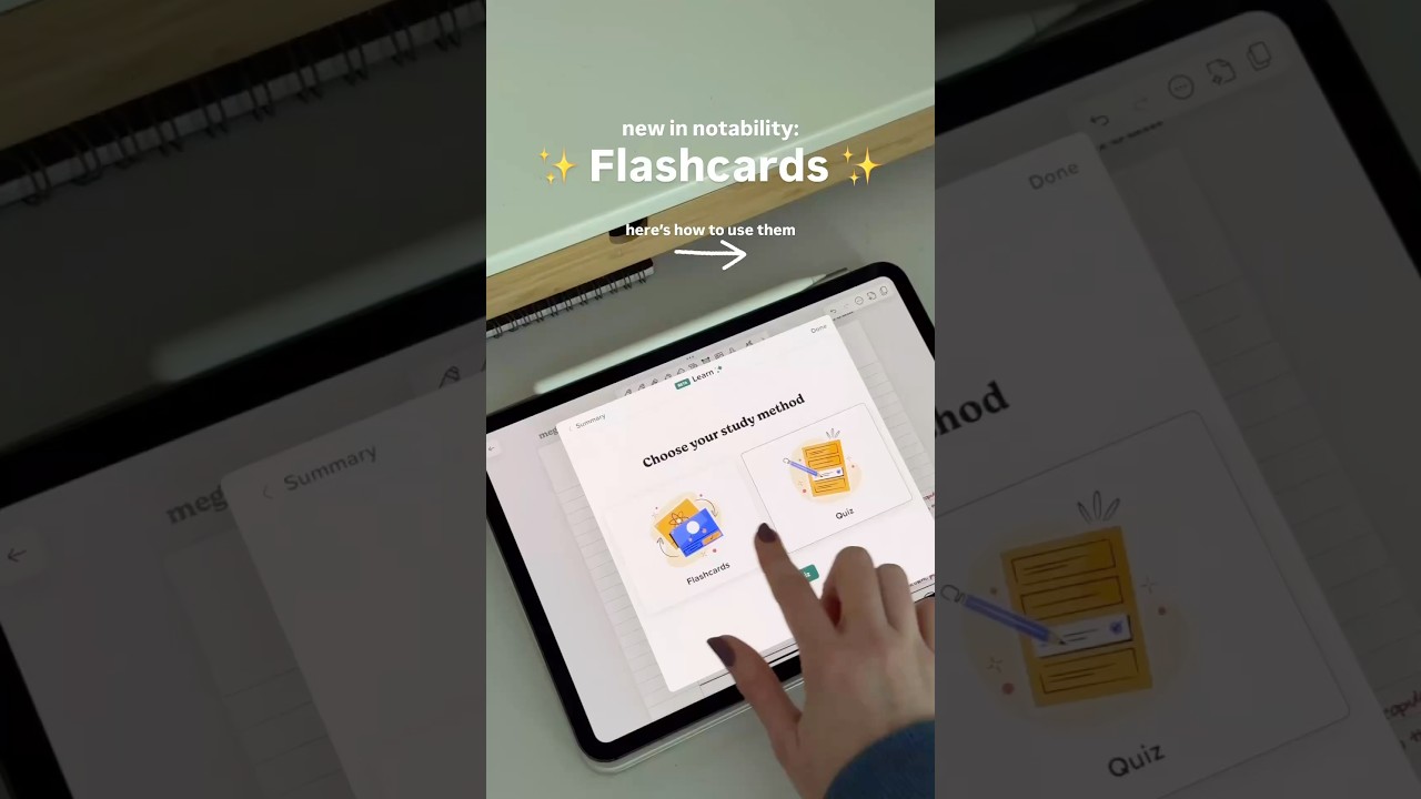 Introducing: Flashcards in Notability!