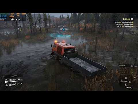 SnowRunner Walkthrough Part 23 - "Drainage" [2160p60]