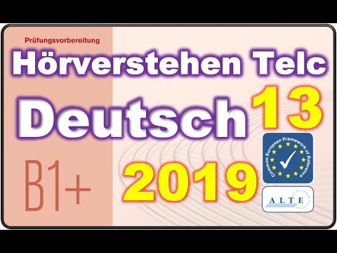 Modelltest 13 B1 Plus Beruf Hörverstehen Deutsch 29042019