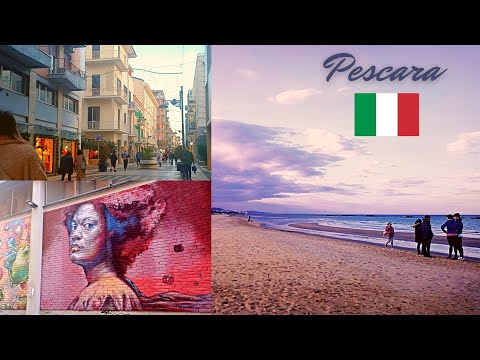 7 MUST SEE PLACES IN PESCARA ABRUZZO ITALY - PEACEFUL WALKING TOUR