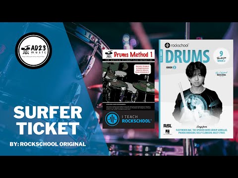 Surfer Ticket | Rockschool Drums Grade 2 2024
