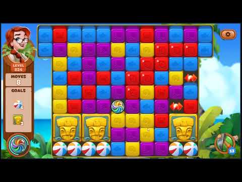 Lost Island Blast Adventure Level 824 - NO BOOSTERS 🏝️ | SKILLGAMING ✔️