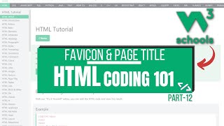 Download lagu HTML Coding 101: 12 HTML FavIcon | Adding Image on Title Bar | W3Schools HTML Tutorial mp3 Download lagu HTML Coding 101: 12 HTML FavIcon | Adding Image on Title Bar | W3Schools HTML Tutorial mp3