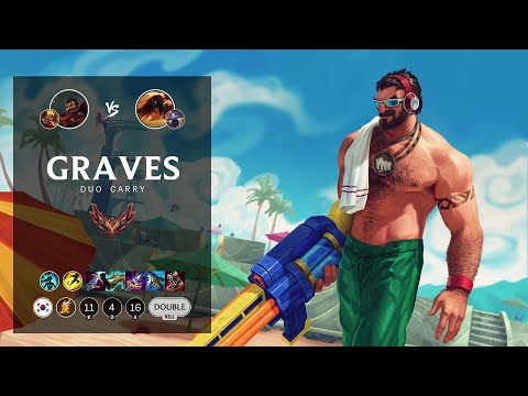 Graves ADC vs Sivir - KR Grandmaster Patch 12.16