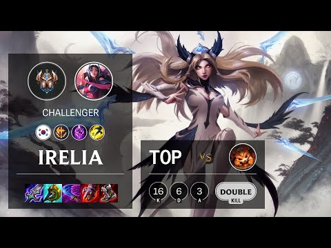 Irelia Top vs Gnar - KR Challenger Patch 11.3