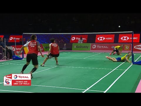 Uber Cup | Great save for Yea Chin Goh of Malaysia | BWF 2018