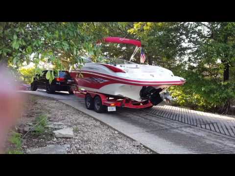 Dodge Durango RT Hemi Boat Launch at Table Rock Lake.