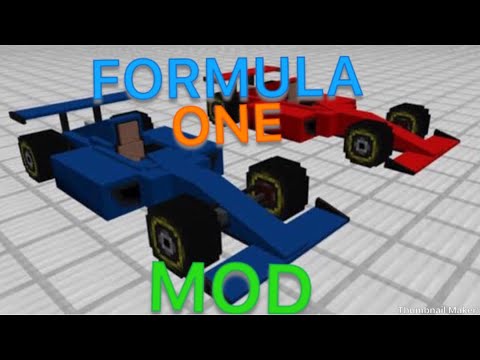 FORMULA ONE CARS!!!!! | Minecraft PE Mods #5