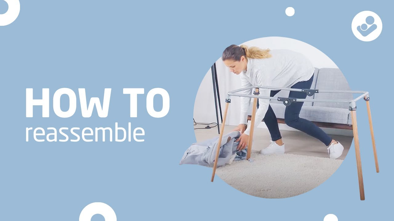 How to reassemble the cover Maxi-Cosi Iris 2-in-1 Compact Travel Cot