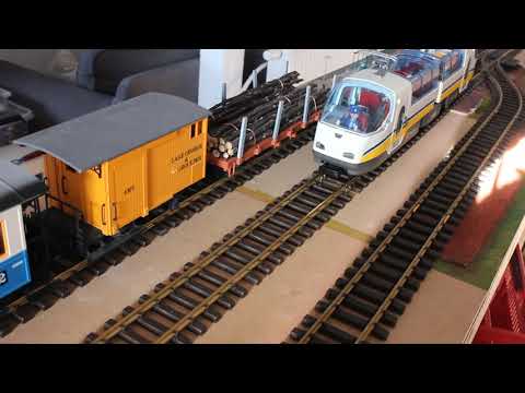 Playmobil RCE Schaufenster Zug LGB Gleis Testfahrt