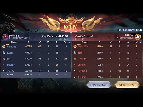 Guild War 17 Dec 2022 Session 5 - S1 sanctuary vs S7 IMPERIAL - Dynasty Legends 2 #dynastywarriors