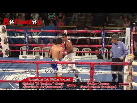 Cat  Welter, 4 asaltos, Gabriel “El Terrible” Corzo GPP4 Walter Coman Santiago