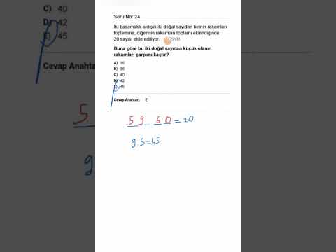 2024 EKPSS LİSANS MATEMATİK ÇIKMIŞ SORULAR