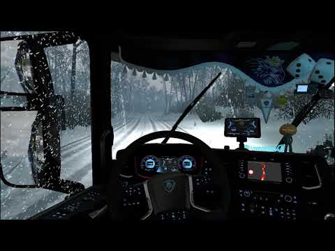 Euro Truck Simulator 2: Scania S730 V8 Relaxing driving