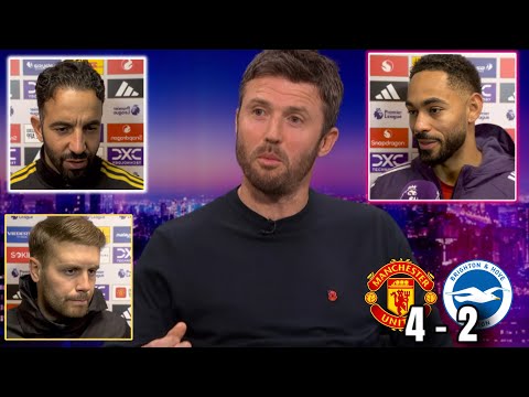 Man Utd 4-2 Brighton! Michael Carrick Hails United Players & Ruben! MOTD
