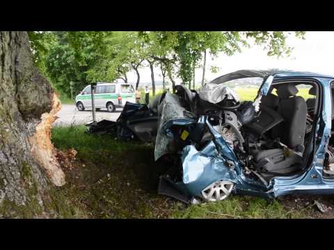 Unfall zwischen Teuchatz und Burggrub